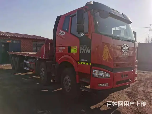 长治急卖个人精品17年5月国四8.6米解放平板车的图片