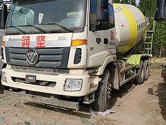 17年二手欧曼搅拌车 国五大12方后八轮 车况好