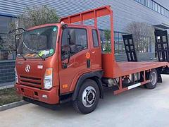 厂家直销 大运重卡 平板车 拖12吨挖机平板车