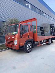 出售大运平板拖车 拖12吨挖机平板拖车 可分期