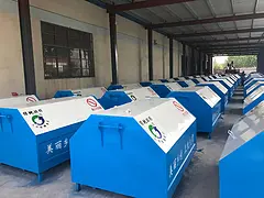 3方勾臂式垃圾箱6方8方加厚大容量环卫勾臂垃圾桶箱