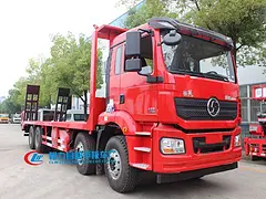陕汽德龙前四后八平板车 火爆热销 平板车分期价格