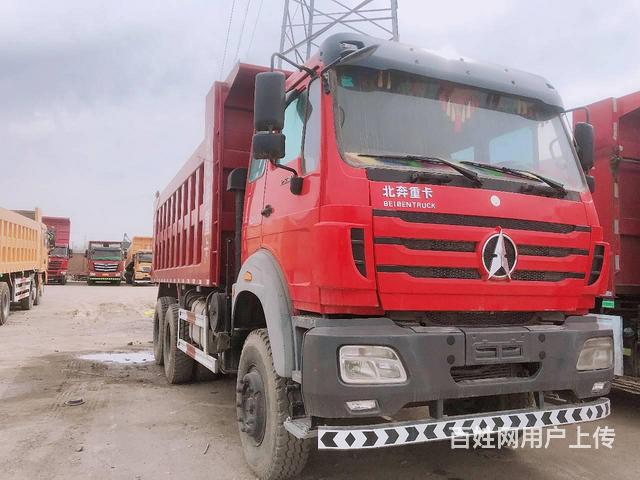 18年提车使用无手续北奔重卡后八轮自卸车380马力