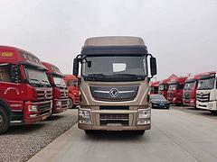 二手天龙旗舰牵引车560马力双驱轻体康明斯发动机