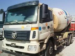 18年二手欧曼搅拌车375马力雷萨上装大14方