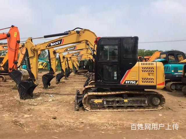 出售一台二手挖掘机三一75精品车况价格优惠的图片