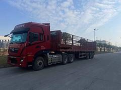 东风天龙 半挂车 平板式 国6