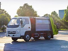 C证可驾驶的蓝牌5方社区垃圾收集清运车 全国配送可分期付款