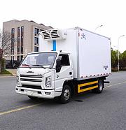 江铃顺达冷藏车4.2米箱体蓝牌冷链车上户无忧可分期