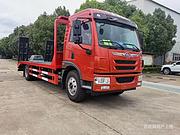 锡柴190马力解放挖机板车 单桥平板运输车 各品牌大小齐全