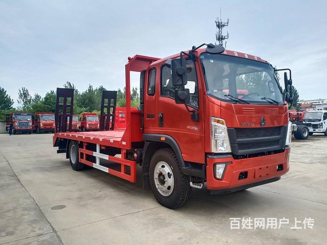 平板车拖车 包上户 拉6吨至50吨以内挖机厂家直销的图片