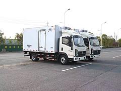 重汽豪沃蓝牌冷藏车 国6全国送车 可分期提供挂靠