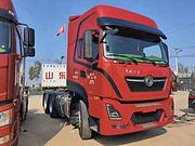 21年跑车二手天龙牵引车 465马力 国五 双驱
