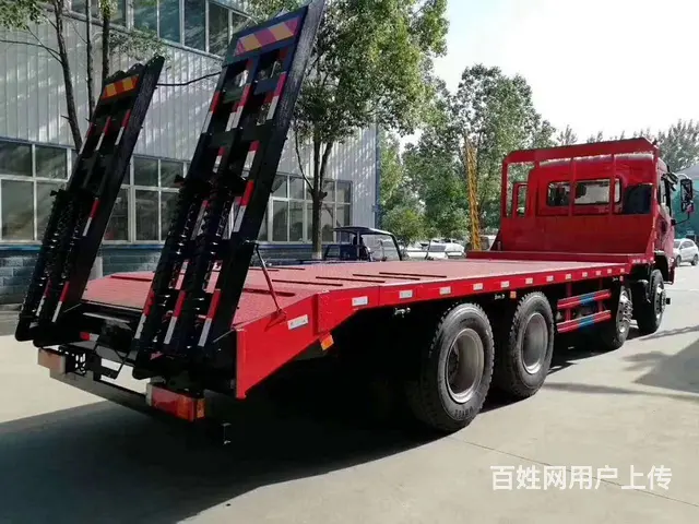 前四后八东风正和290马力平板车 厂家定制的图片