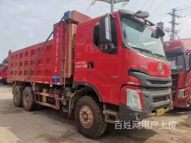 乘龙h7后八轮自卸车 19年户