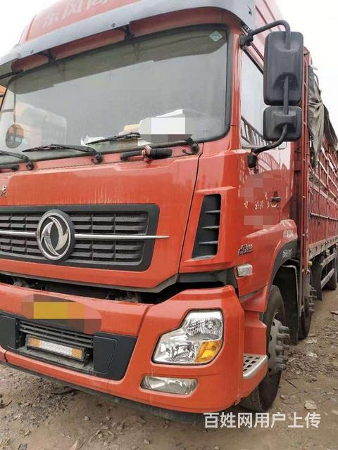 东风天龙载货车9米6箱高栏380马力精品国5带全保的图片