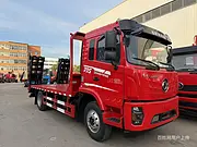 运城新款东风D3S单桥平板车 135/150挖机平板拖车价格