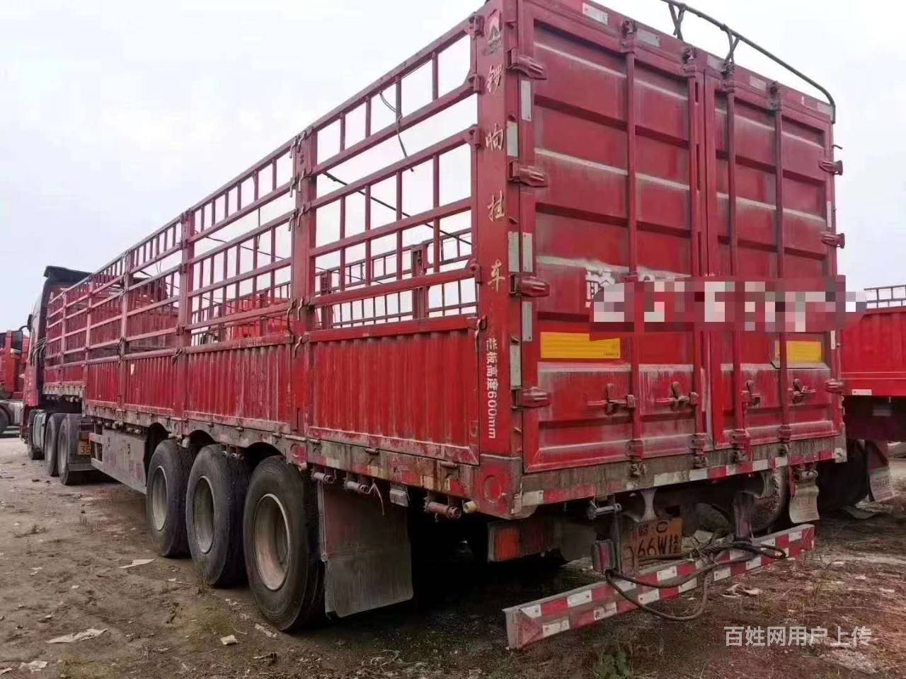 出售二手天龙旗舰 半挂车 13米高栏 国5首付8万