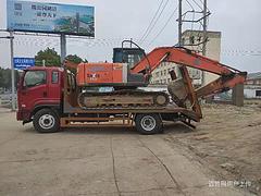 兴安陕汽X9国六平板车 185挖机平板拖车重卡拖板车