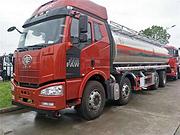 解放J6前四后六铝合金运油车 油罐车 全国联保
