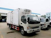 江淮骏铃蓝牌厢长4.1米冷冻车 冷藏车 保鲜车直销