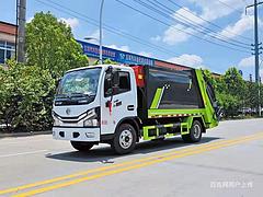 东风多利卡福瑞卡开普特6方压缩式垃圾清运车 全国送车包上户