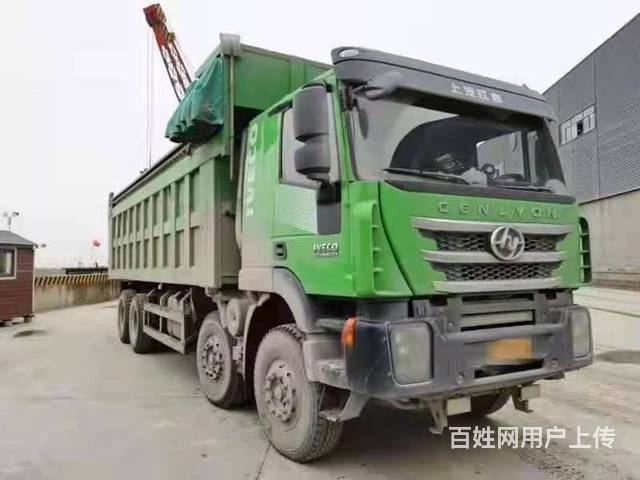 18年12月份绿色杰狮前四后八自卸车的图片