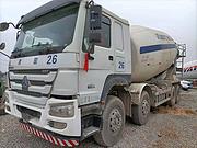 出售18年二手豪沃大20方搅拌车380马力瑞江上装