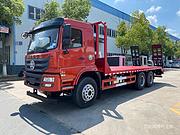 大运后双桥挖机板车平板拖车 厂家现车直销