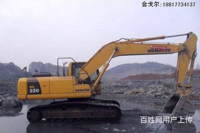 二手小松200挖掘机【土方在用】斗山220旧挖掘机的图片