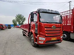出售二手一汽解放 解放J6L 6.8米平板车 国6