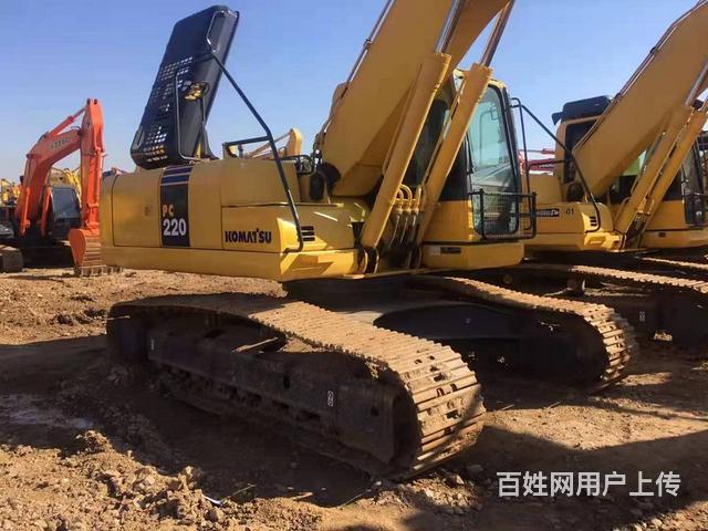 本地进口极品小松220挖掘机二手挖机极品机况的图片