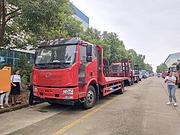 烟台平板车 拖6吨-40吨挖机钩机平板拖车厂家直销