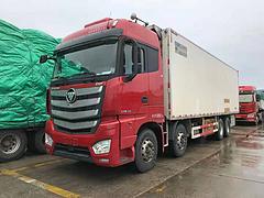 二手国五欧曼前四后八冷藏车460马力