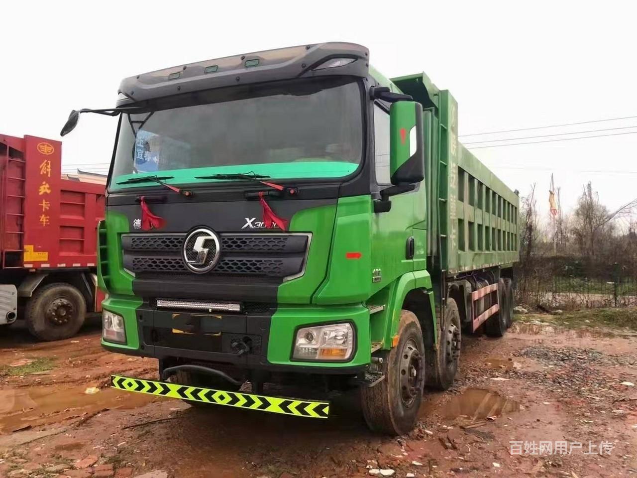 8.2米德龙x3000前四后八自卸车,国五排放
