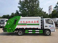 6方东风多利卡压缩垃圾车 后装压缩垃圾车多少钱