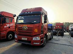 低价出售460马力二手解放牵引车 双驱轻体国五
