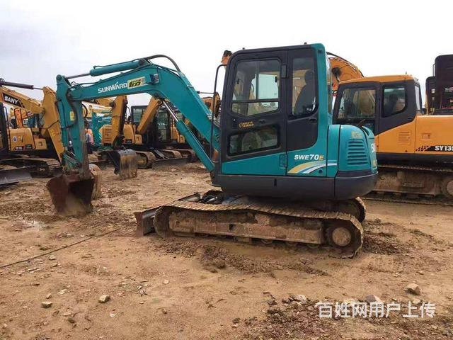 精品山河70二手挖掘机纯土方机大件质保一年全国包运的图片