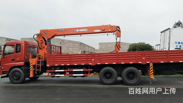 东风专底8吨10吨12吨后八轮随车吊 车到付款的图片