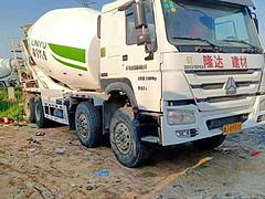 出售二手豪沃搅拌车 大20方 前四后八 380马力