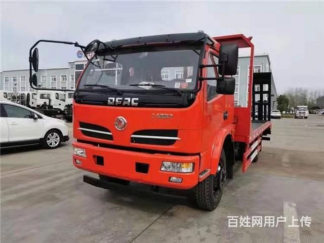 安顺东风12吨平板车 80挖机运输车 钩机拖板车