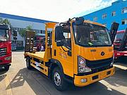 重汽豪曼平板车 专拖60 75挖机工程机械拖车价格