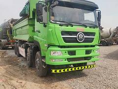 二手7米2自卸车20年精品8X4斯太尔环保渣土车