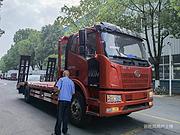 漳州解放平板拖车 200挖机拖板车二手拖车包过户