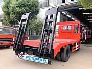 东风D1黄牌平板运输车  单桥4500轴距平板车 国六排放钩