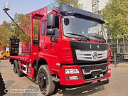 玉溪东风后双桥挖机拖车 拖大型30吨挖机拖板车厂家买更安全