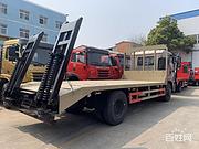 单桥东风专底D3 120挖机平板运输车 全国支持分期