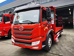 解放龙V拖板车 拖150挖掘机平板车 可分期包上户