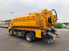 东风多利卡清洗吸污车12.5方管道疏通清淤