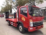 蓝牌130马力平板车 拖60/80挖机平板拖车